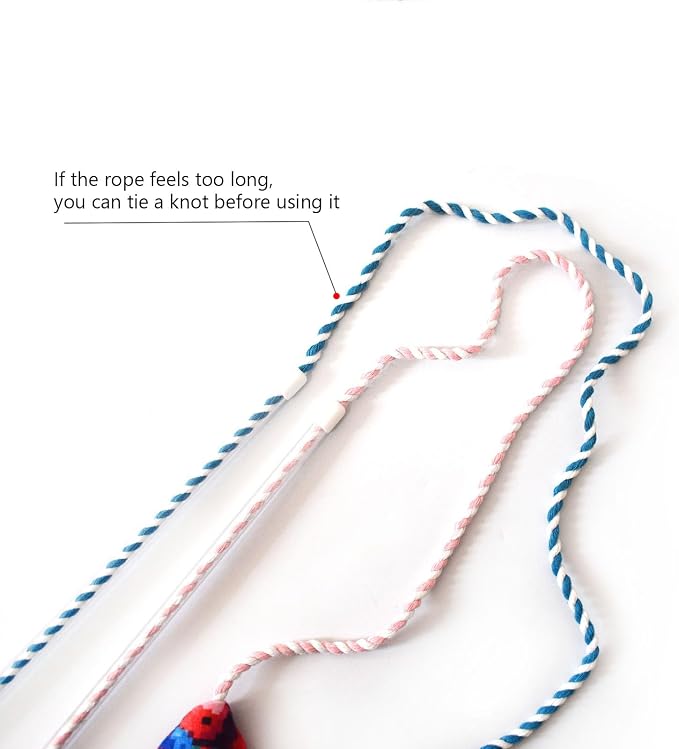 IUHKBH Cat Wand Toy, Saft Kitty Toy - Image 4