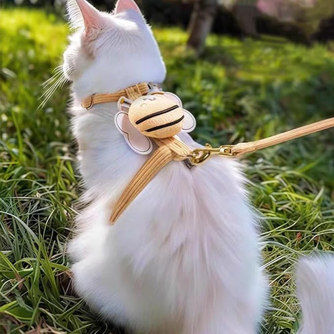 Cat Harness and Leash Set, Cat Harness Escape Proof, Rabbit Harness and Leash - Image 8
