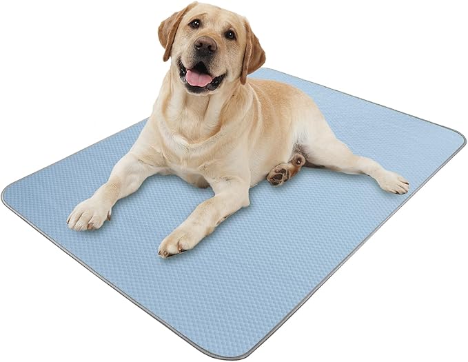 Summer Dog Cooling Mat Washable Ice Silk Self Cool Pad by Buvlnee
