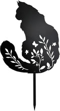 Maine Coon Cat Garden Stake by dryelves