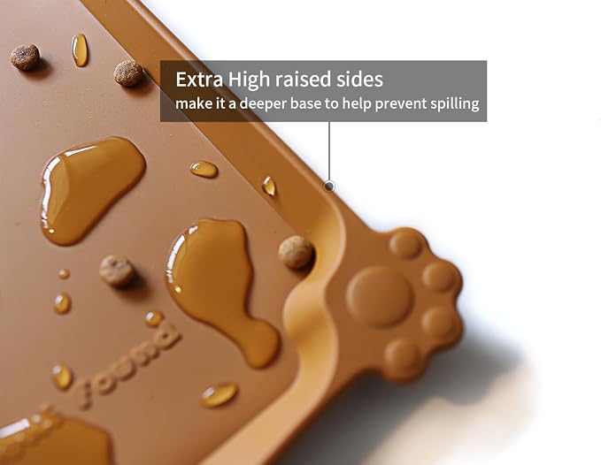 Hoki Found Silicone Pet Food Mats Tray - Image 2