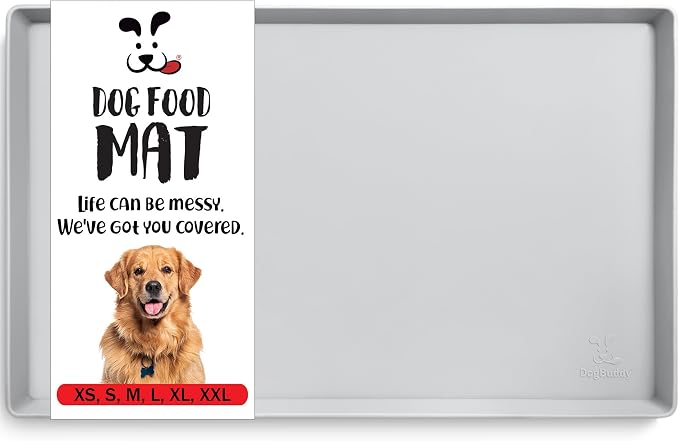 DogBuddy Dog Food Mat – Waterproof Dog Bowl Mat by DogBuddy