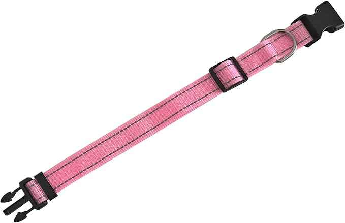 Adjustable Nylon Dog Collar, Reflective Collar 1 Inch 3/4 Inch 5/8 Inch Wide