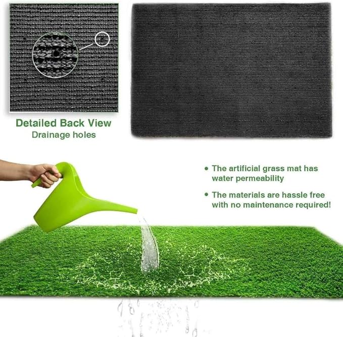 ALTRUISTIC Artificial Grass 15FTX52FT, Realistic Fake Grass Deluxe Turf - Image 5