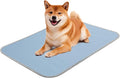 Summer Dog Cooling Mat Washable Ice Silk Self Cool Pad by Buvlnee