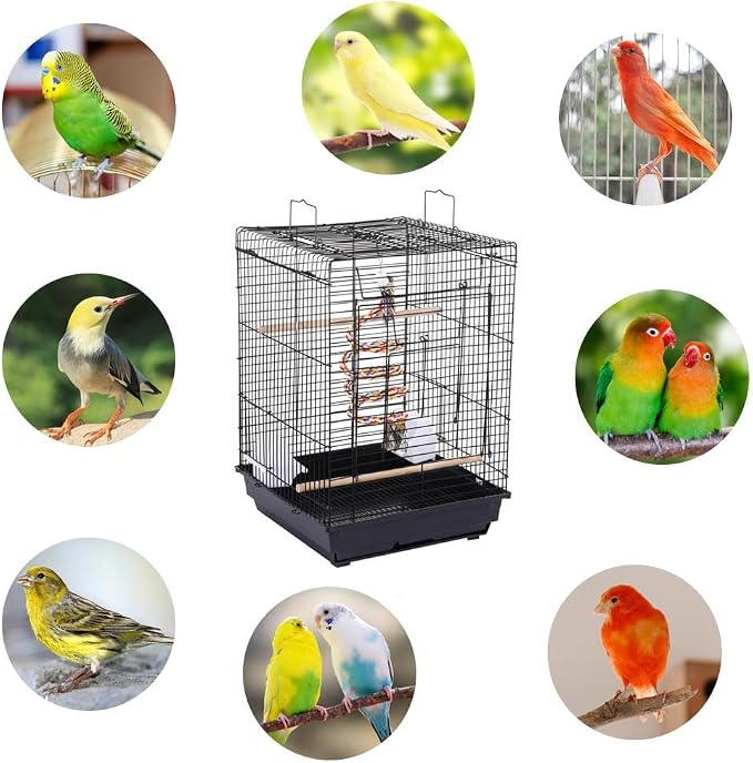 Yaheetech Open Play Top Travel Bird Cage - Image 9