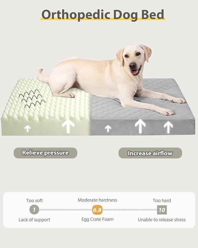 Orthopedic Dog Beds for Extra Large Dogs Waterproof - Image 4
