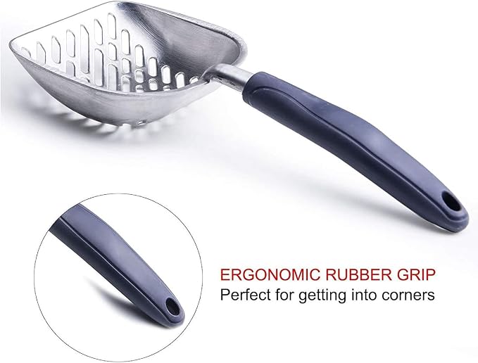 Non-Stick Metal Cat Litter Scoop - Image 4