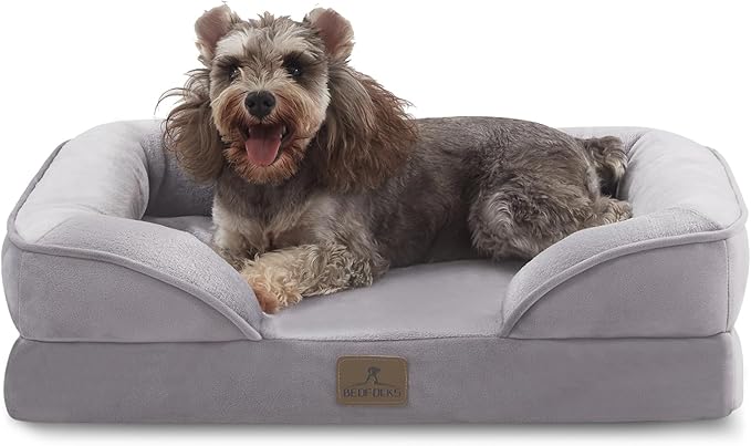 Bedfolks Orthopedic Dog Bed Extra Small, Waterproof Dog Sofa Bed by Bedfolks