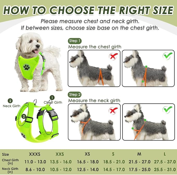 SlowTon Dog Seat Belt Harness for Car, Dog Car Harness Adjustable Mesh - Image 6