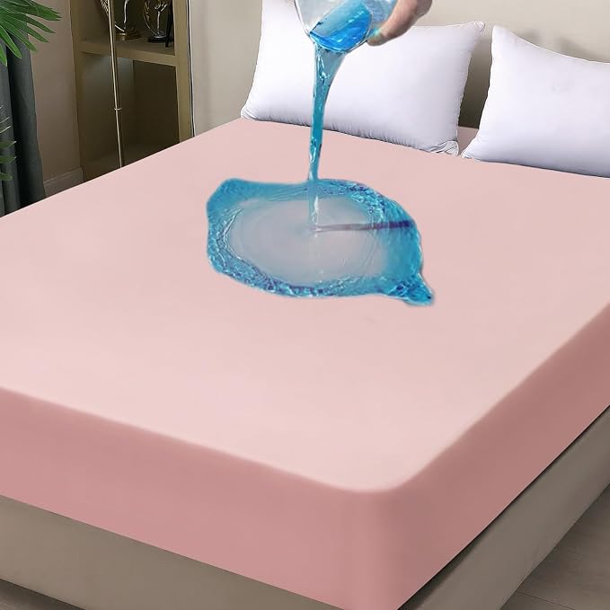 Twin Mattress Protector Waterproof, Fitted Sheet Style Breathable Mattress Cover - Image 8