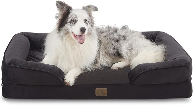 Bedfolks Orthopedic Dog Bed, Big Waterproof Dog Sofa Bed by Bedfolks