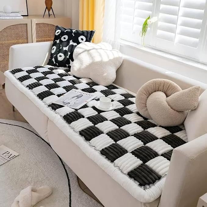 FUNNY FUZZY Pet Couch Covers for Sofa, Couch Covers for Dogs Washable Dog Couch - Image 8