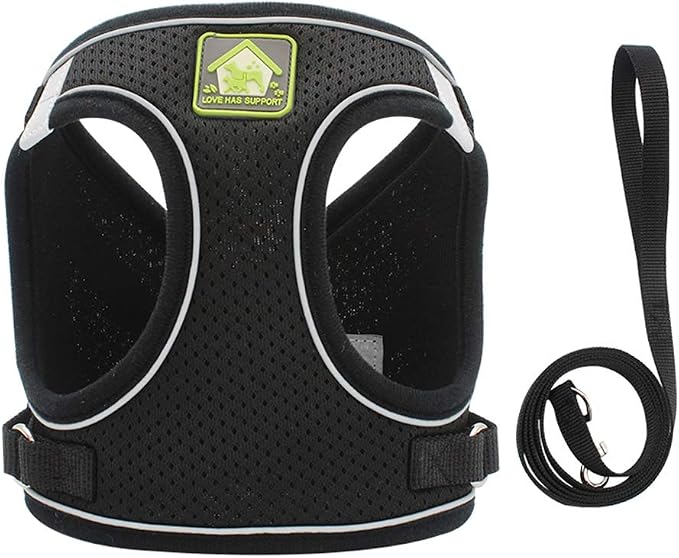 FEimaX Dog Harness and Leash Set, No Pull Breathable Soft Mesh Puppy Vest - Image 3