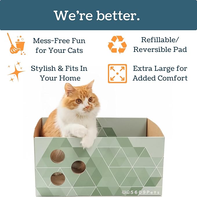 Extra Large Cardboard Cat Scratcher - Image 4