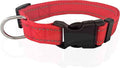 Adjustable Nylon Dog Collar, Reflective Collar 1 Inch 3/4 Inch 5/8 Inch Wide