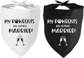 Getting Married Pet Dog Bandana, Engagement Announcement Dog Wedding Bandana by YROVWENQ