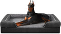 INVENHO Orthopedic Dog Bed for Extra Large Dogs, XXL Egg-Crate Foam Dog Couch by INVENHO