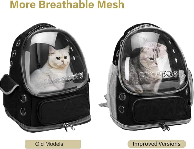 Cat Backpack Carrier, Breathable Cat Carrier Large Space Bubble Pet Backpack - Image 3