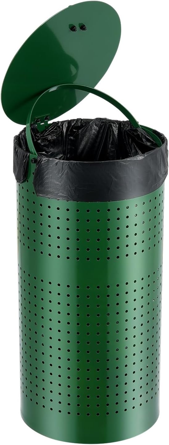 VEVOR Dog Poop Trash Can With 50 Liner Bags, 11.5 Gallons Outdoor Waste Bin - Image 4