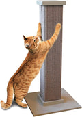SmartCat Ultimate Scratching Post – Gray, Large 32 Inch Tower by PioneerPetProducts
