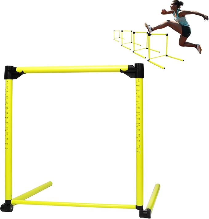 Hurdles Training Equipment, Adjustable Height Hurdles Track and Field, Agility by Nbguigdstr
