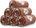 Comsmart Dog Blankets for Small Dogs, 6 Pack Puppy Blanket Cute Paw Print Pet by Comsmart