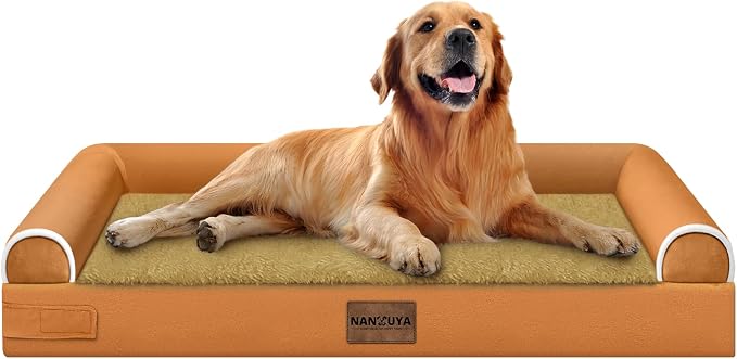 Large Dog Bed Orthopedic Washable: Beds Bolster XL Bed Big XLarge Dogs Egg by Nanuya