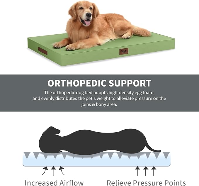 Outdoor Extra Large Dog Bed, Jumbo Waterproof Dog Bed - Image 3