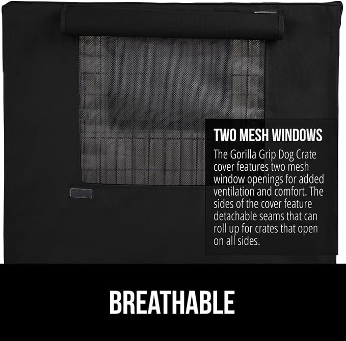 GORILLA GRIP Dog Crate Covers Compatible - Image 4