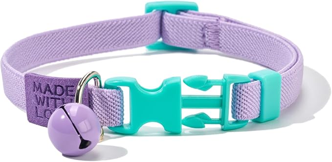 Elastic Cat Collar 2 Pack of Safety Quick Release Cat Collars - Image 7