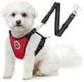 SlowTon Dog Seat Belt Harness for Car, Dog Car Harness Adjustable Mesh by SlowTon