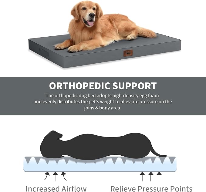 Outdoor Orthopedic Dog Bed, Waterproof Dog Bed - Image 3
