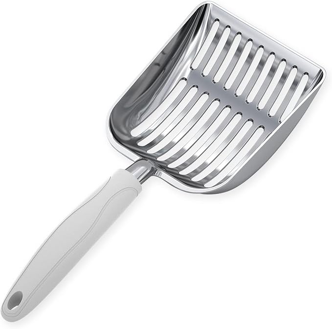 WePet Cat Litter Scoop, Aluminum Alloy Sifter, Kitty Metal Scooper, Deep Shovel by WePet