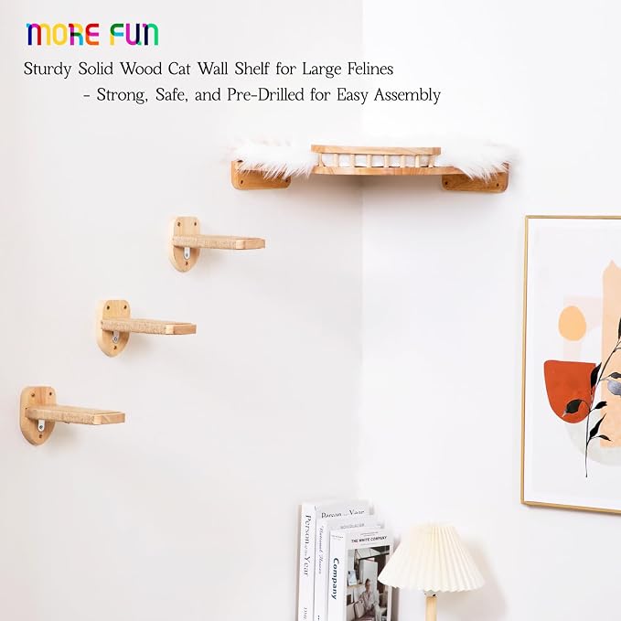 Cat Shelves - 3-Step Wall Climbing Set - Image 7