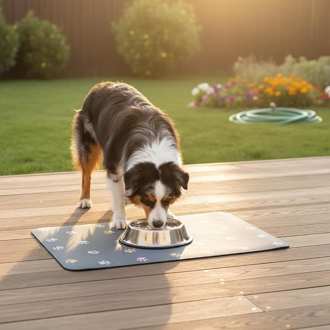 Pet Feeding Mat Absorbent Dog Mat - Image 6