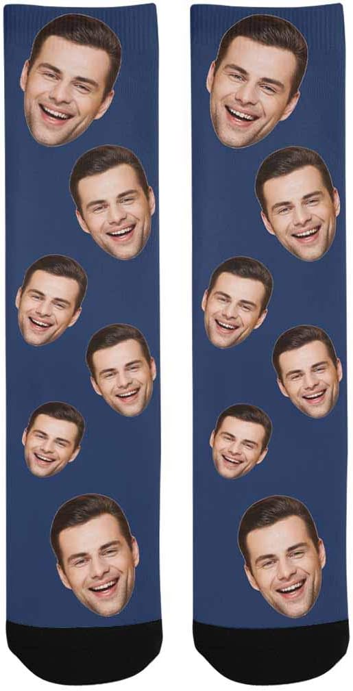 MyPupSocks Custom Personalized Photo Pet Face Socks, Cat and Dog Tracks Paws - Image 4