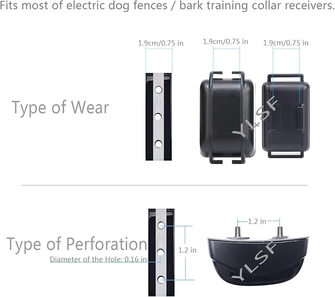 Dog Collar Strap for Most of Electronic Training Shock Collar - Image 2