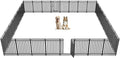 Dog Playpen Dog Fence Outdoor for Yard 47" H by Petorldog