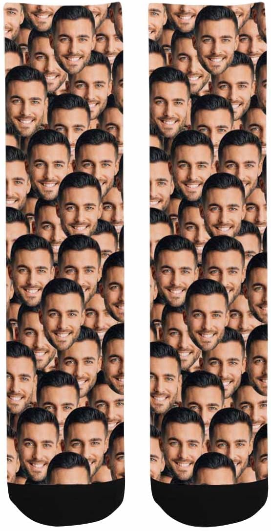 MyPupSocks Custom Personalized Photo Pet Face Socks, Cat and Dog Tracks Paws - Image 5