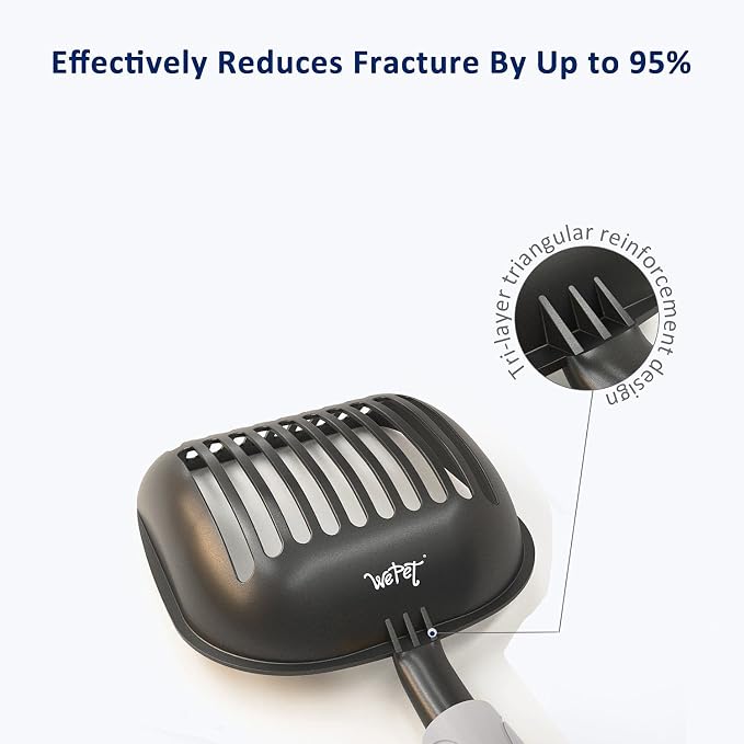 WePet Cat Litter Scoop, Non-Stick Plated Aluminum Alloy Sifter, Kitty Durable - Image 4