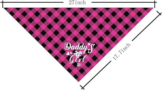 Dog Bandana, My Dad is My Hero, Dogs Scarf Classical Printing, Dogs Scarf - Image 2