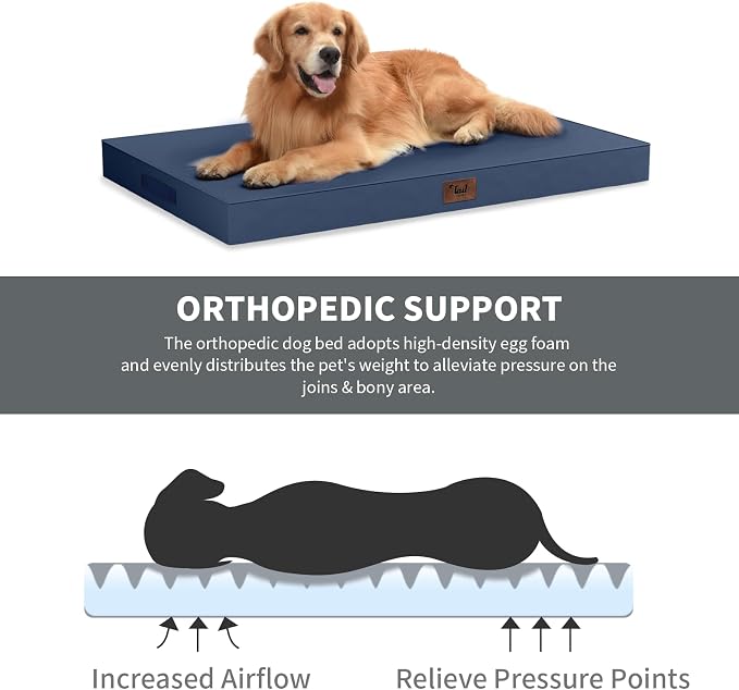 Outdoor Extra Large Dog Bed, Jumbo Waterproof Dog Bed - Image 2