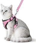 PUPTECK Cat Harness and Leash Set Escape Proof Reflective Cat Walking Harness by PUPTECK