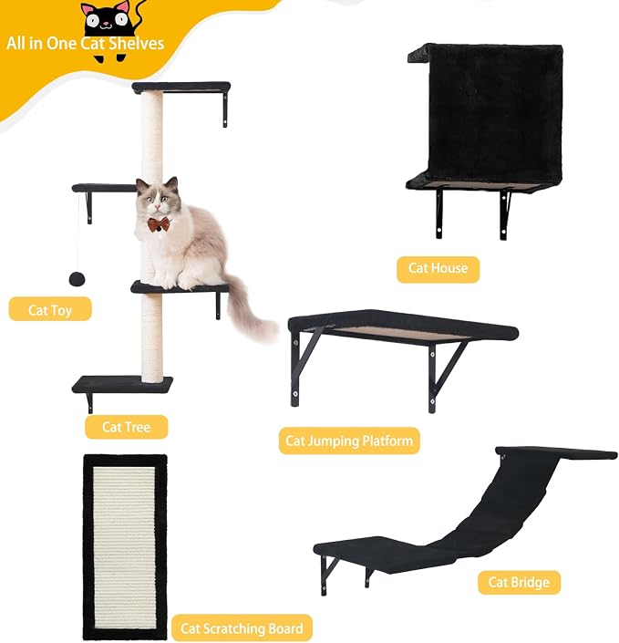 Modern Wall-Mounted Cat Furniture - Image 5