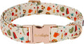 Autumn Dog Collar，Soft Cotton Handmade Pet Collar by Unknown