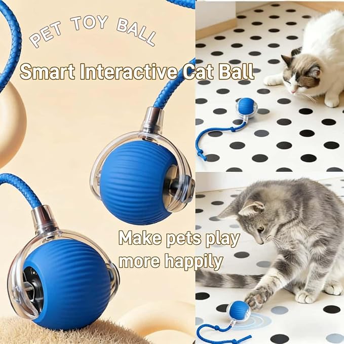Interactive Cat Toys for Indoor Cats, Agility Move Cat Balls, Motion Activated - Image 2