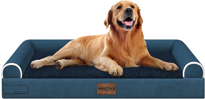 Large Dog Bed Orthopedic Washable: Beds Bolster XL Bed Big XLarge Dogs Memory by Nanuya