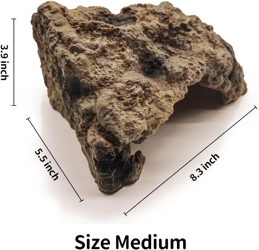 Medium Bearded Dragon Reptile Hide Cave - GlobalHabitat Supply