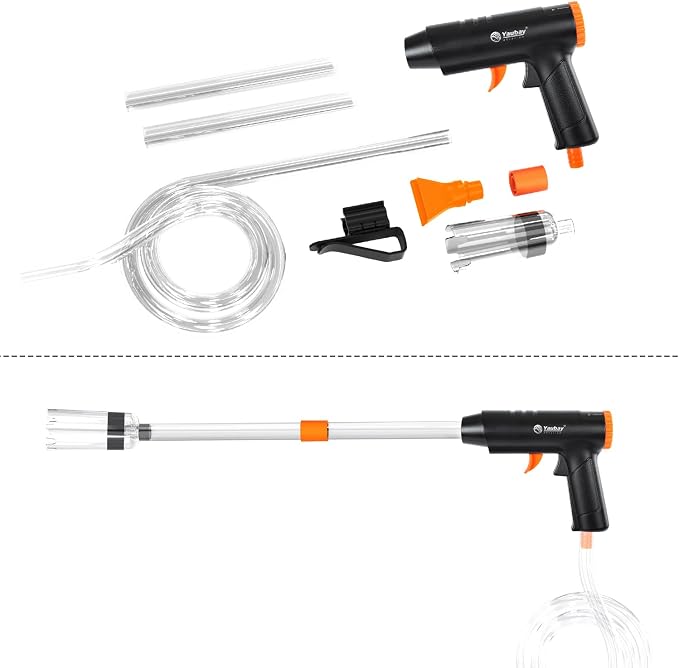 132GPH Manual Aquarium Gravel Cleaner, Fish Tank Siphon Vacuum Cleaner - Image 8